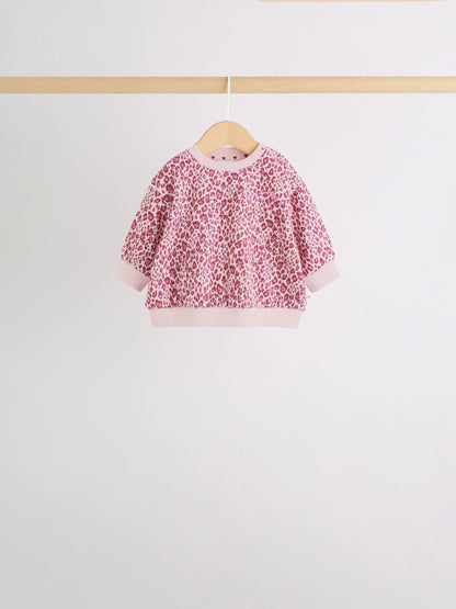 Animal Print Baby Sweater and Leggings Set 6 Piece (0mths-2yrs) image 4
