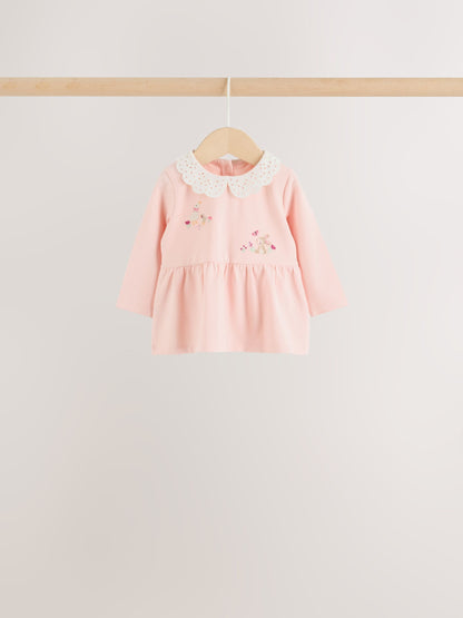 Dsiney Kidz - Pink Fairy Mouse Long Sleeve T-Shirt And Leggings Baby 6 Piece Set (0mths-2yrs) image 2