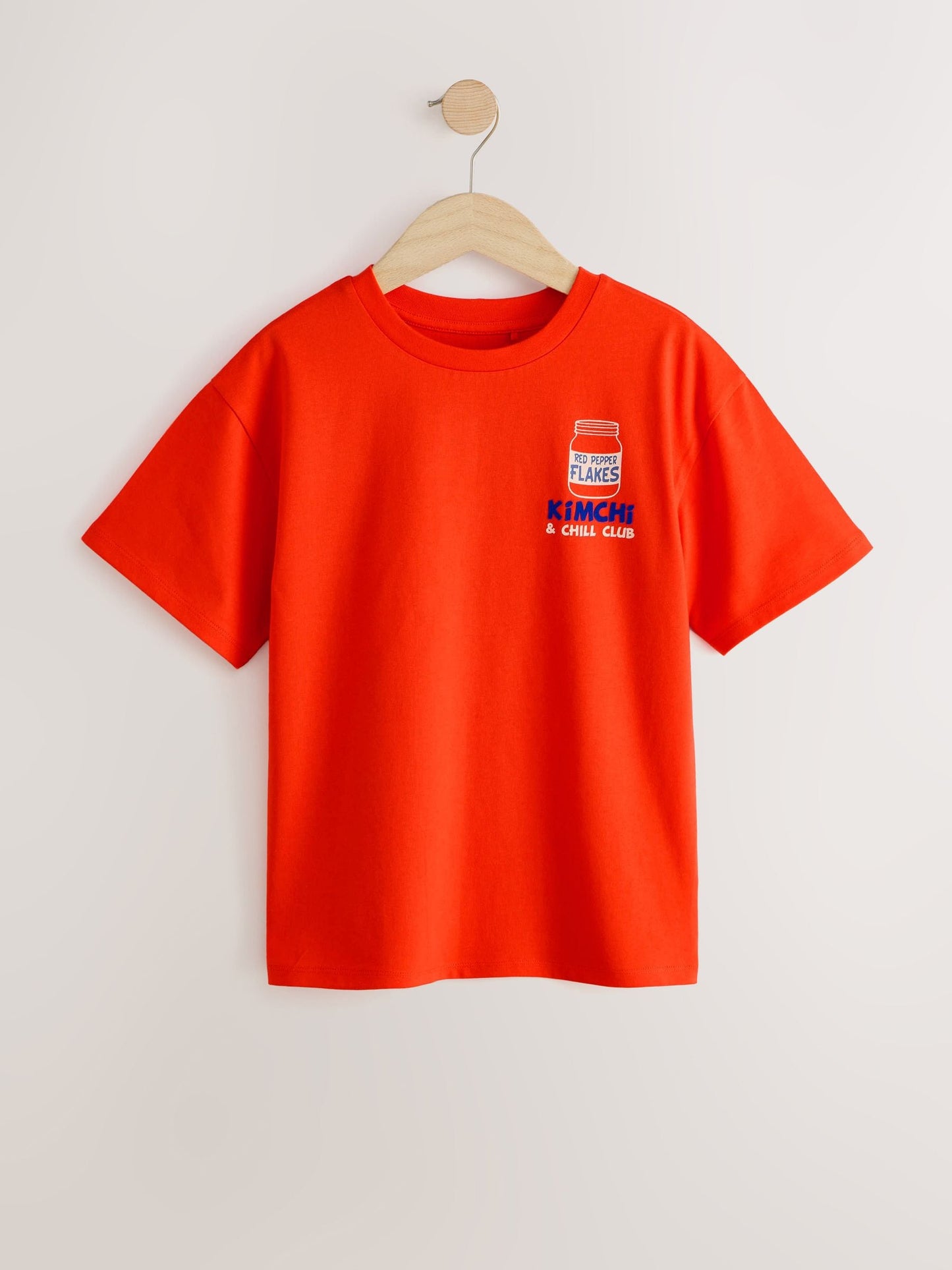 Dsiney Kidz - Red Kimchi Oversized Graphic T-Shirt (3-16yrs) image 4