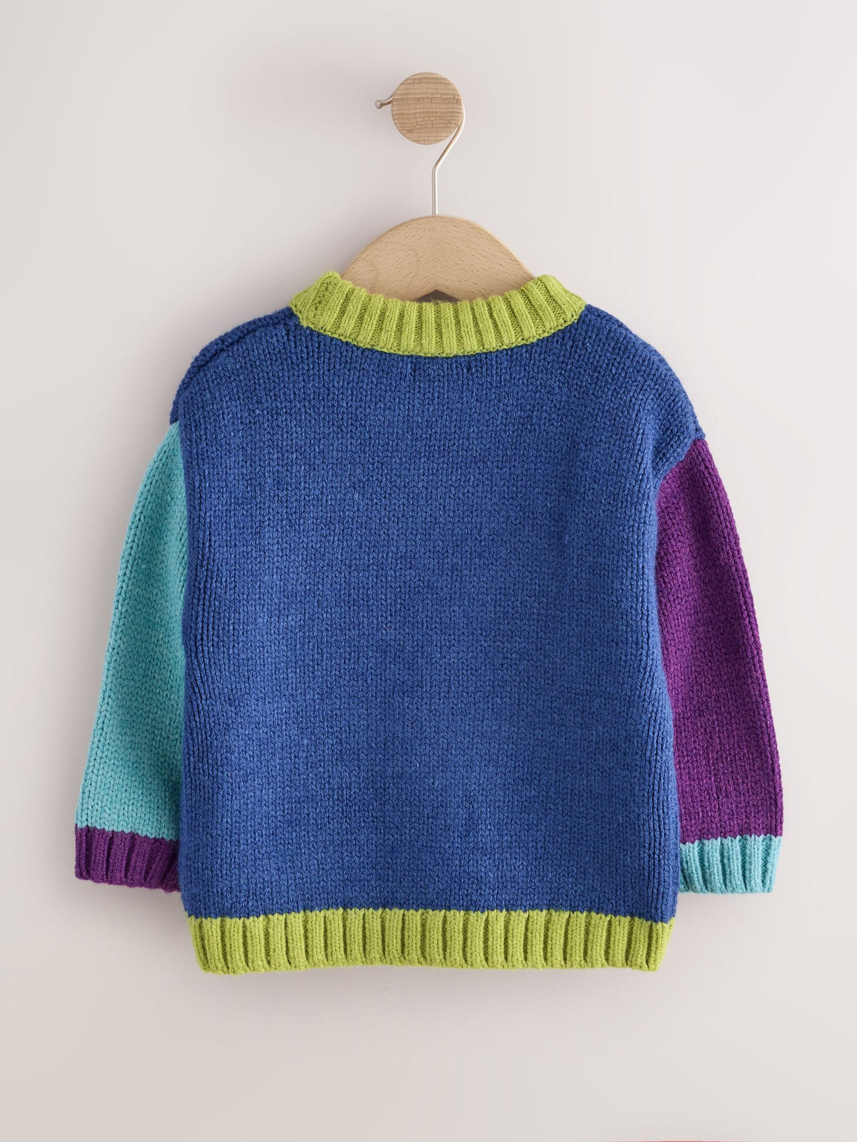 Green/Blue Character Knitted Crew Neck Jumper (3mths-7yrs) - image 7