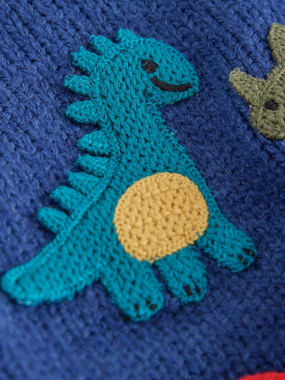 Green/Blue Character Knitted Crew Neck Jumper (3mths-7yrs) - image 8