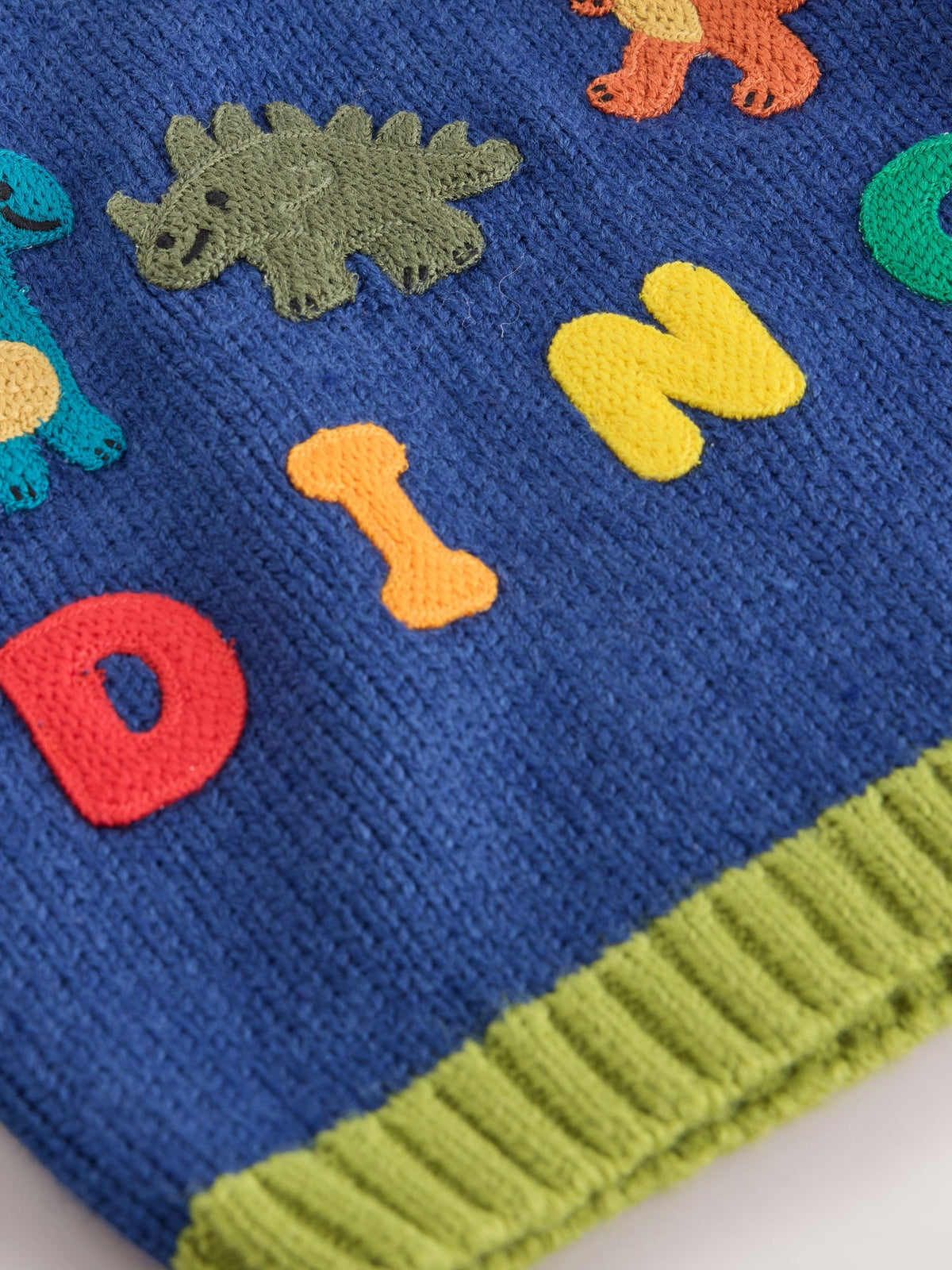 Green/Blue Character Knitted Crew Neck Jumper (3mths-7yrs) - image 9