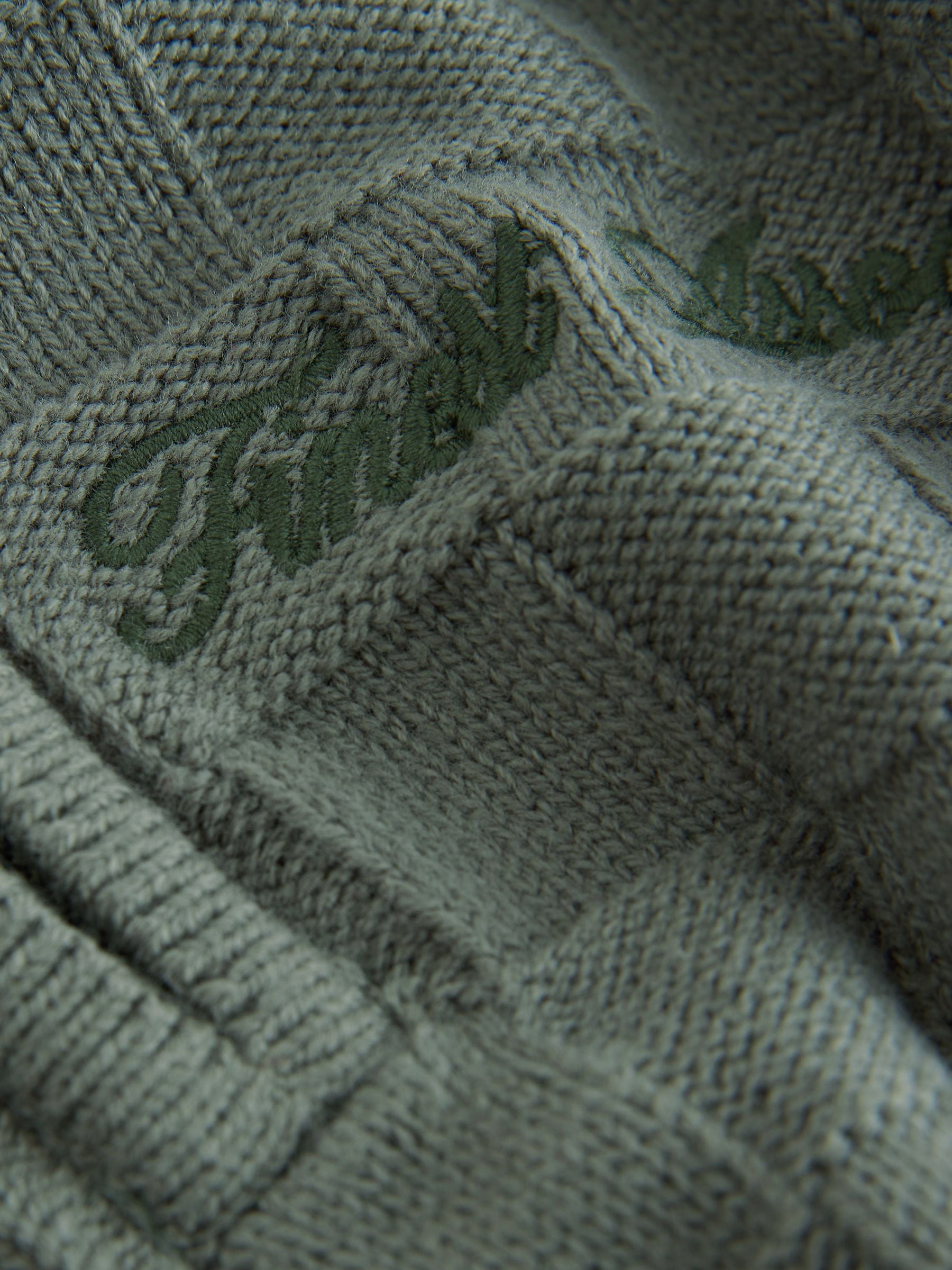 Dsiney Kidz - Green Textured Knitted Zip Neck Polo Shirt (3mths-7yrs) image 7