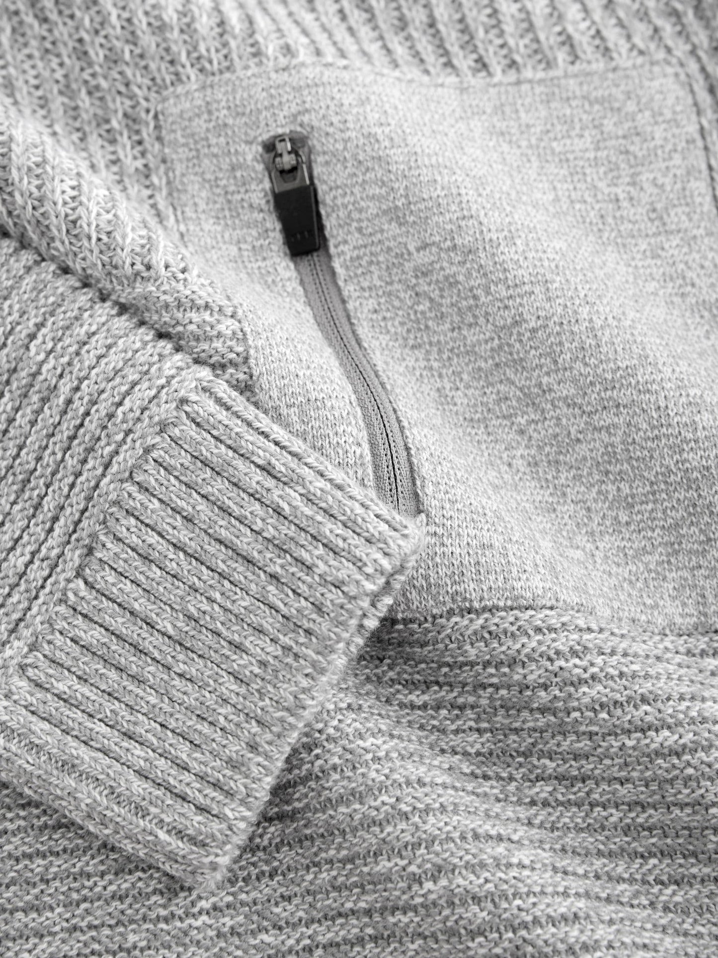 Dsiney Kidz - Grey Twist Utility Knitted Hoodie (3-16yrs) image 4