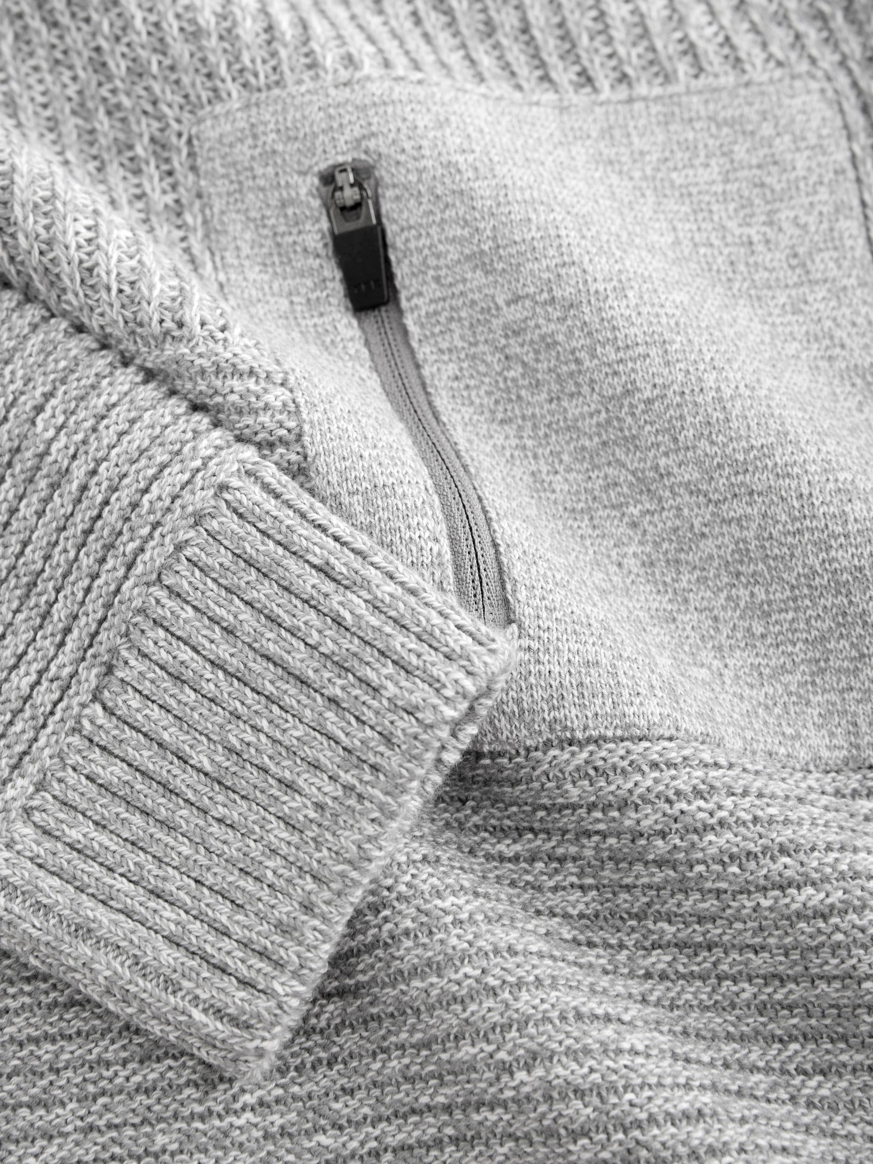 Dsiney Kidz - Grey Twist Utility Knitted Hoodie (3-16yrs) image 4