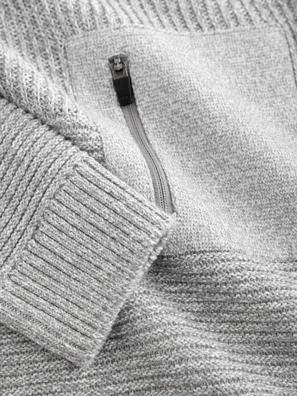 Dsiney Kidz - Grey Twist Utility Knitted Hoodie (3-16yrs) image 4