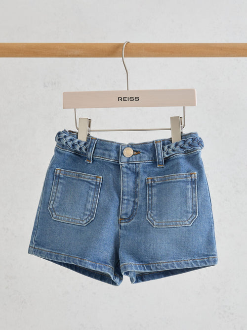 Reiss Denim Blue Ariel 9-13 yrs Shorts image 1