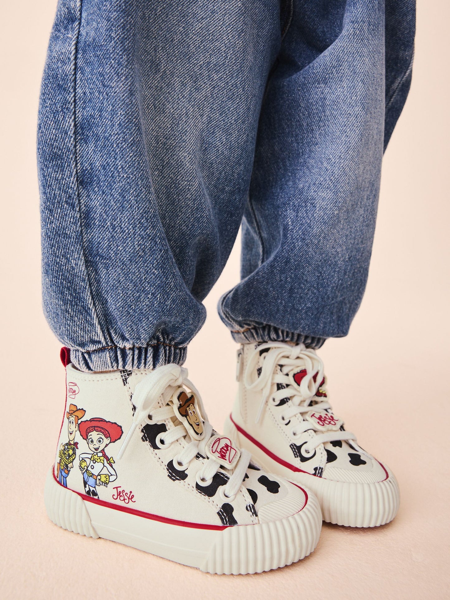 Cream Toy Story High Top Trainers image 1