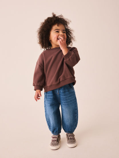 Dsiney Kidz - Mid Wash Denim Barrel Jeans (3mths-7yrs) image 2