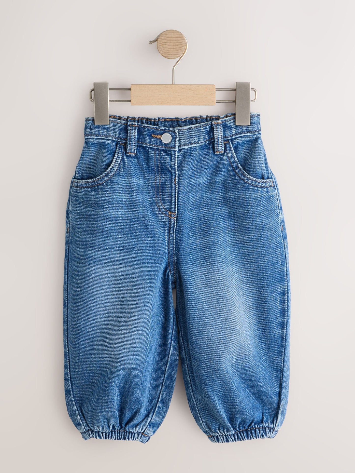 Dsiney Kidz - Mid Wash Denim Barrel Jeans (3mths-7yrs) image 5