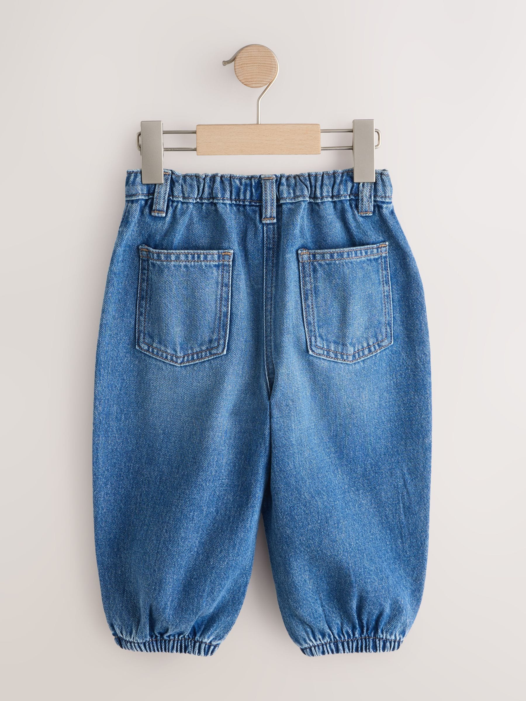 Dsiney Kidz - Mid Wash Denim Barrel Jeans (3mths-7yrs) image 6