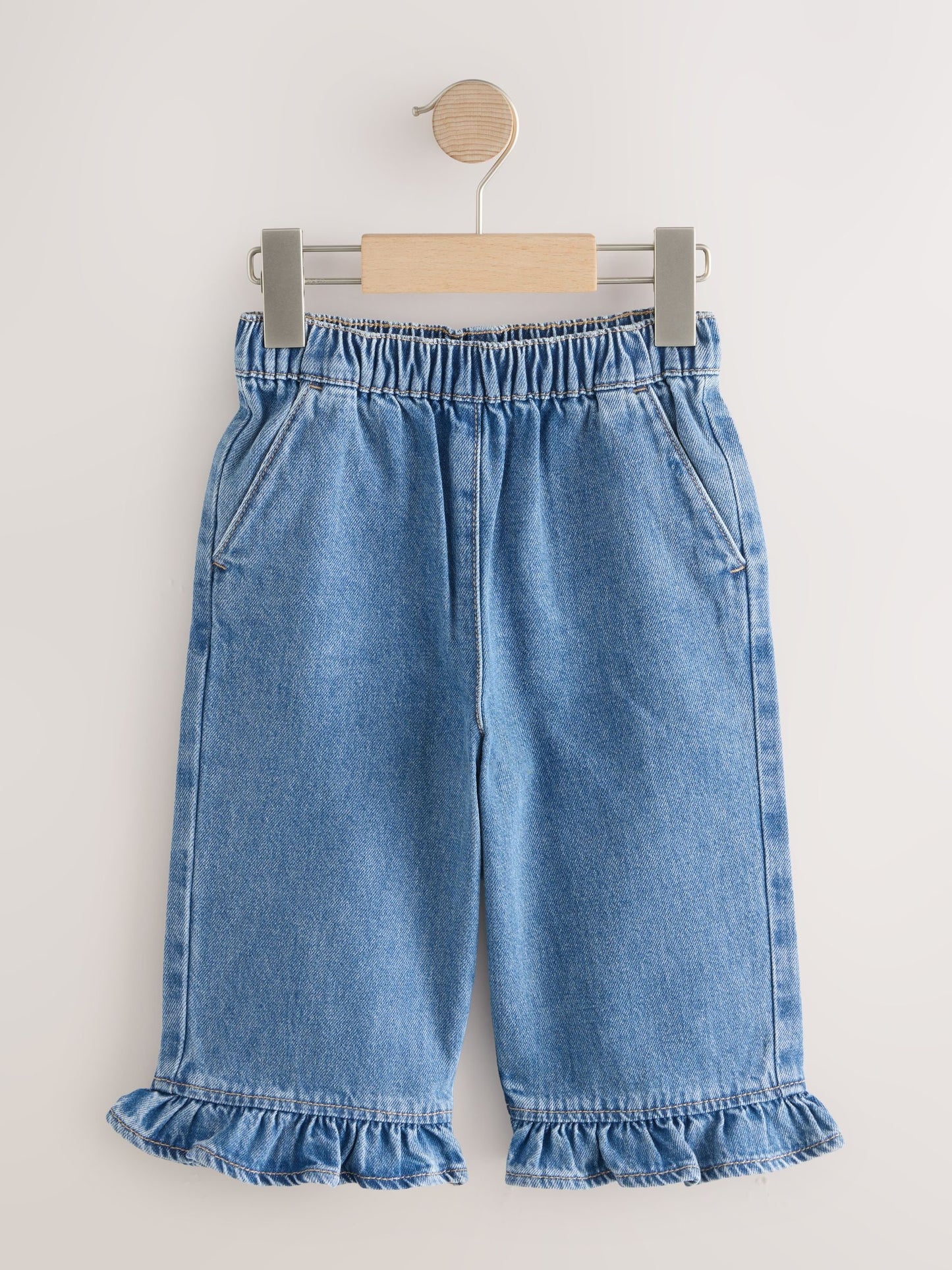 Dsiney Kidz - Denim Frill Hem Wide Leg Jeans (3mths-7yrs) image 5