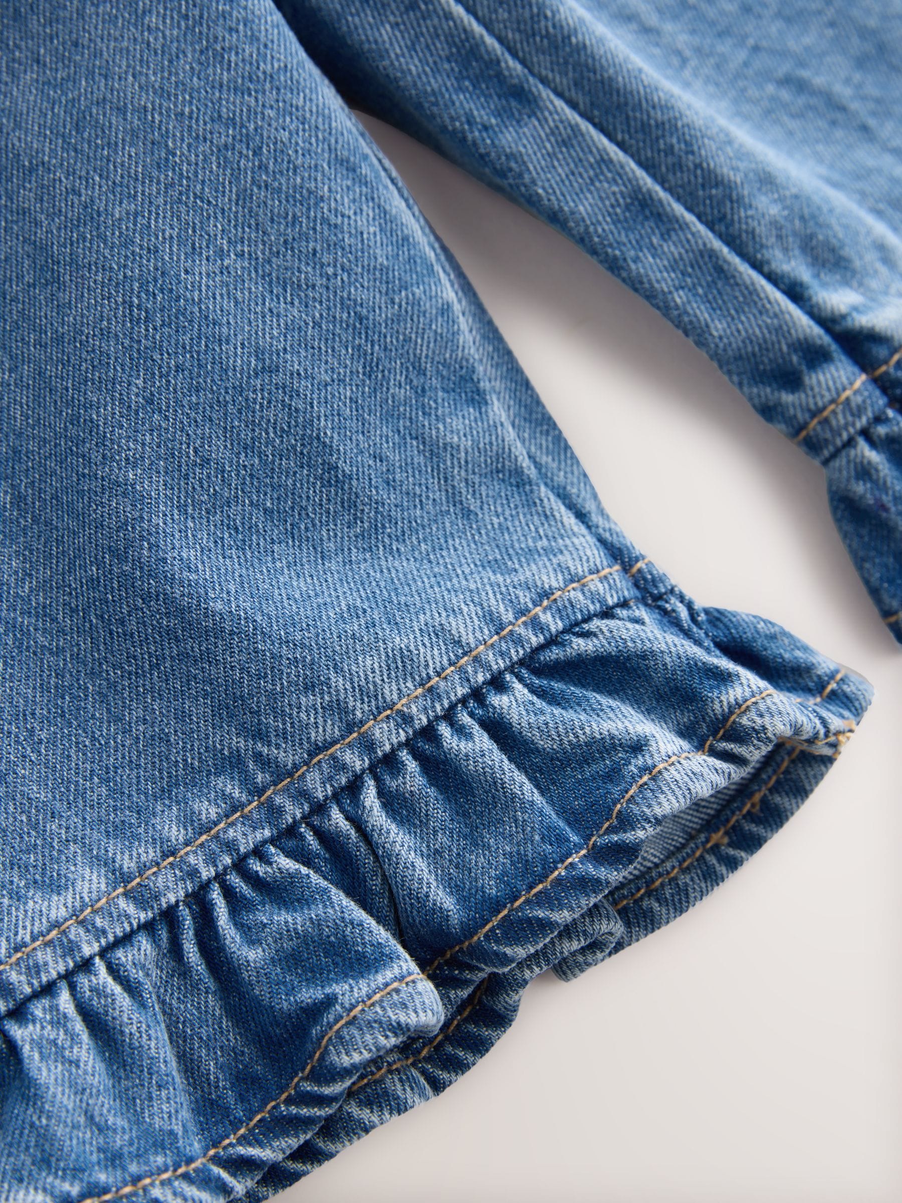 Dsiney Kidz - Denim Frill Hem Wide Leg Jeans (3mths-7yrs) image 8
