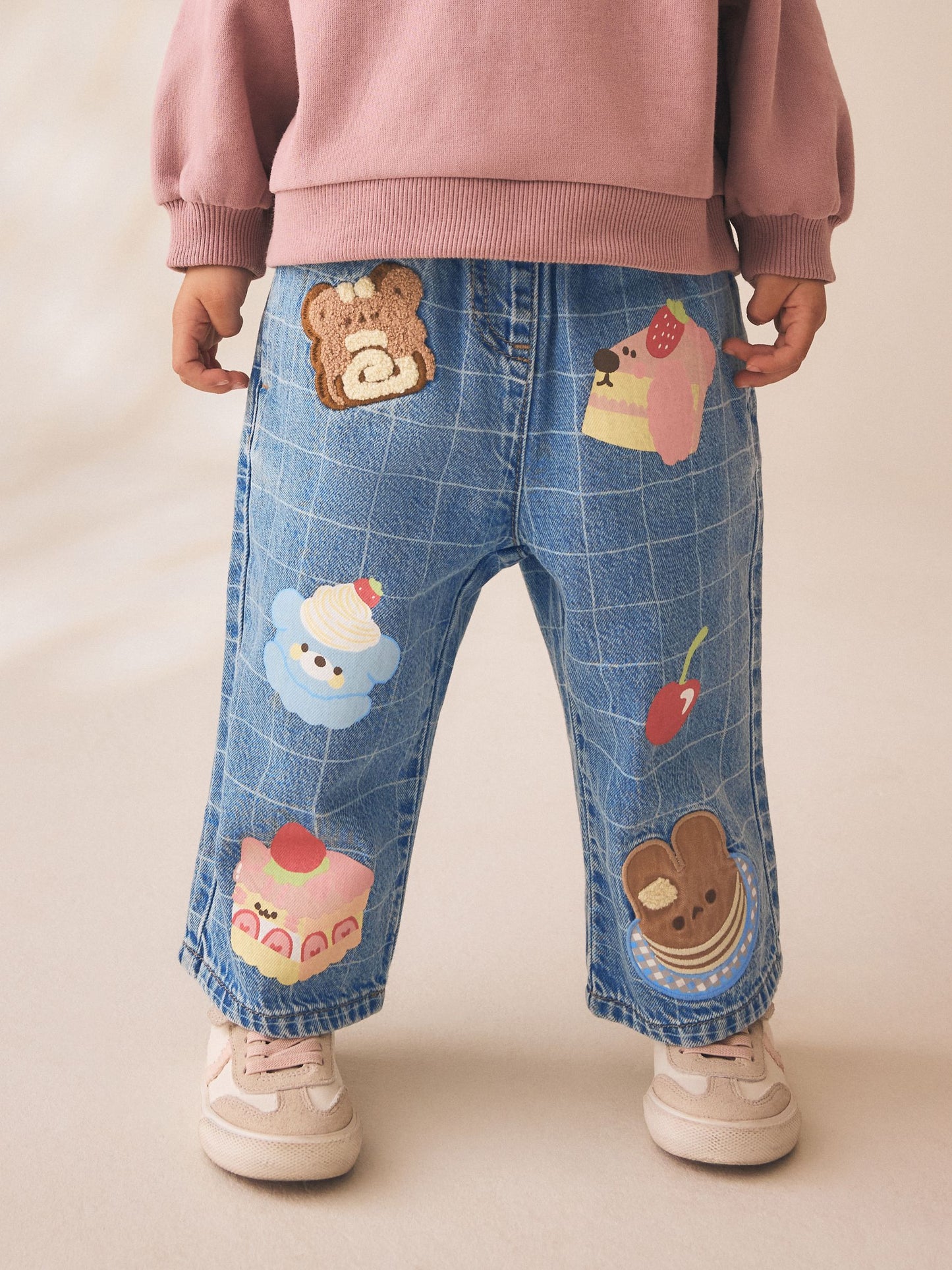 Dsiney Kidz - Dog Cake Print Wide Leg Jeans (3mths-7yrs) image 1