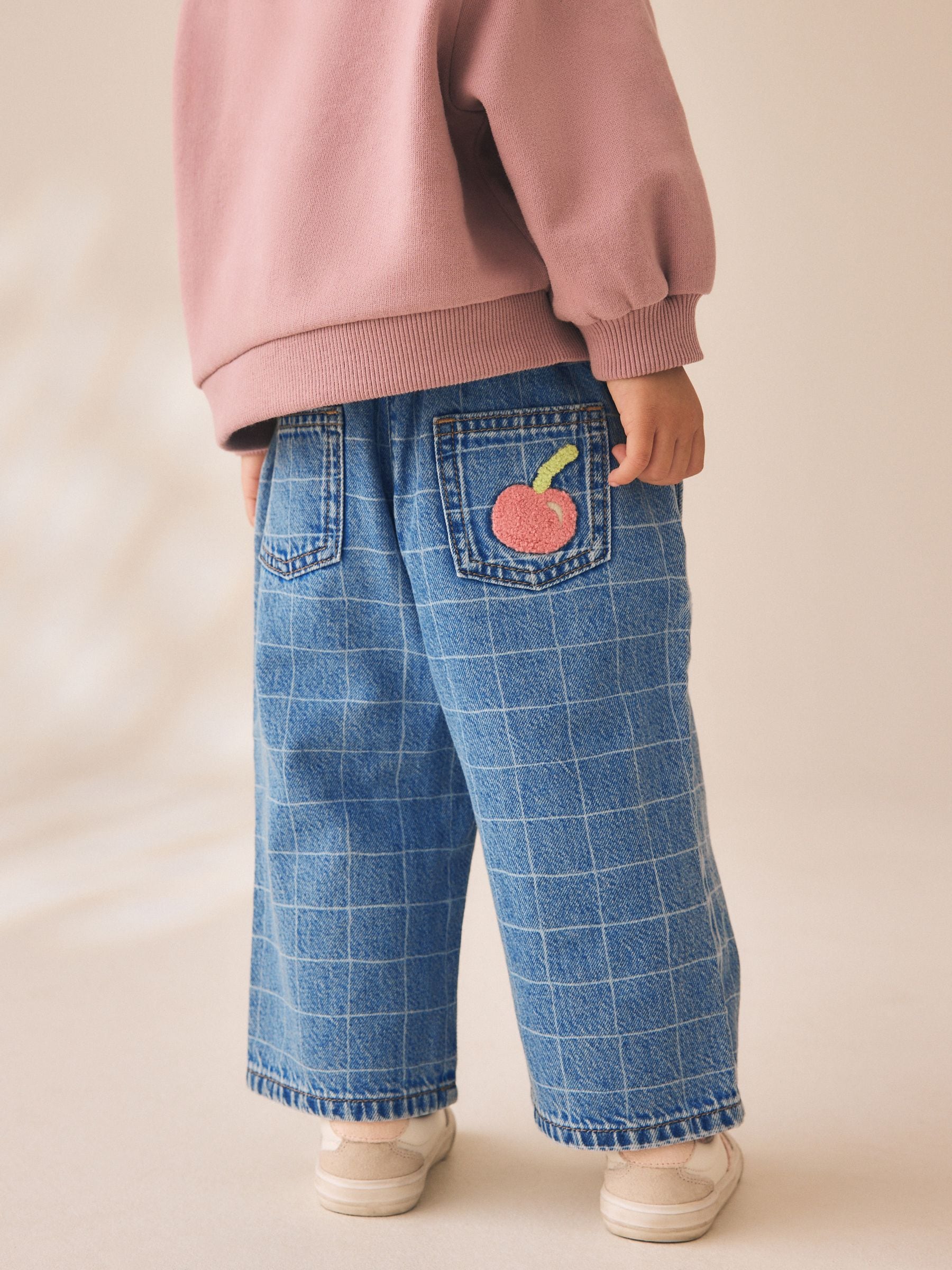 Dsiney Kidz - Dog Cake Print Wide Leg Jeans (3mths-7yrs) image 3