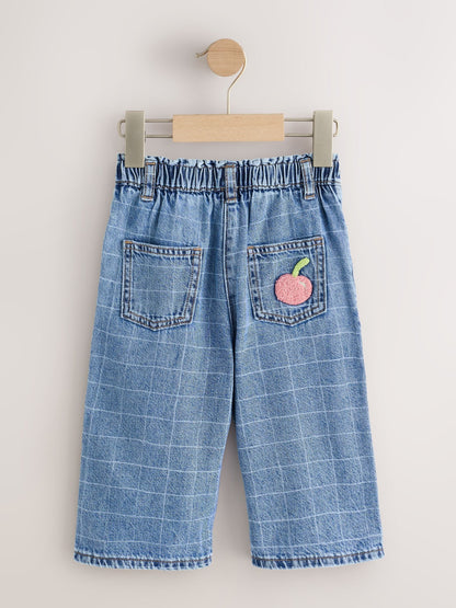Dsiney Kidz - Dog Cake Print Wide Leg Jeans (3mths-7yrs) image 6
