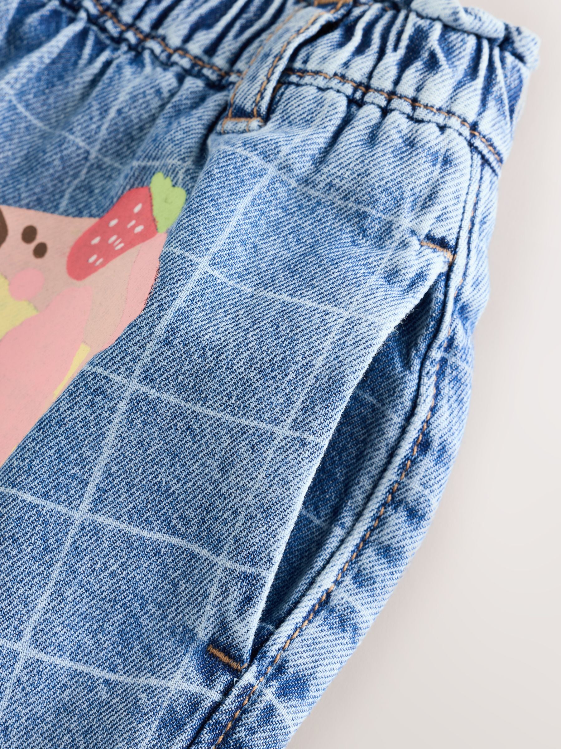Dsiney Kidz - Dog Cake Print Wide Leg Jeans (3mths-7yrs) image 8