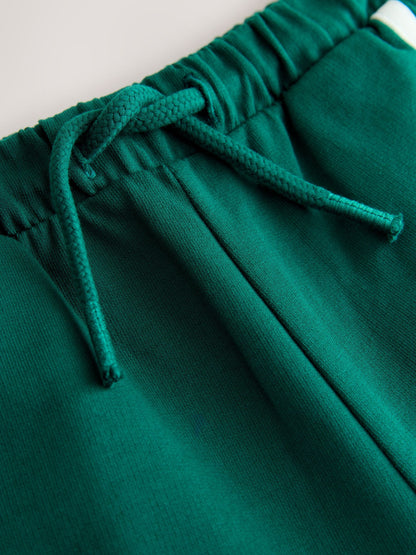 Green Wide Leg Side Stripe Joggers (3mths-7yrs) image 6
