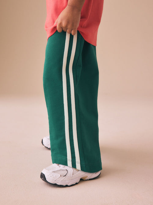 Dsiney Kidz - Green Wide Leg Side Stripe Joggers (3mths-7yrs) image 1