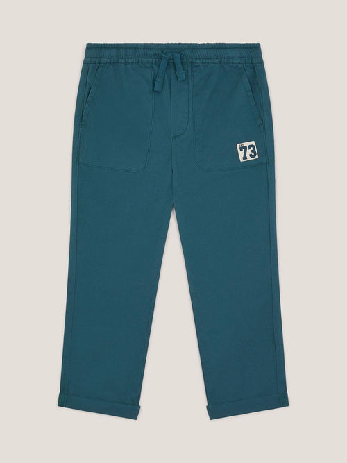 Monsoon Blue Plain Cuffed Trousers image 1