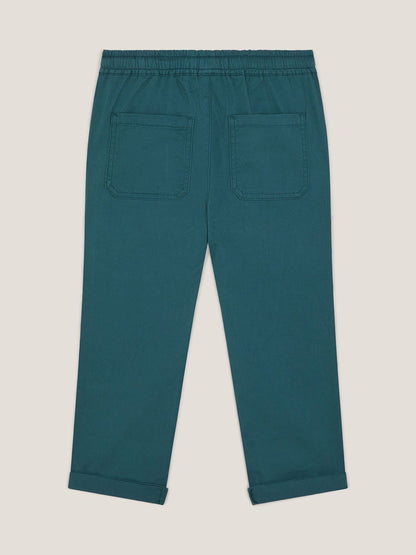 Monsoon Blue Plain Cuffed Trousers image 2