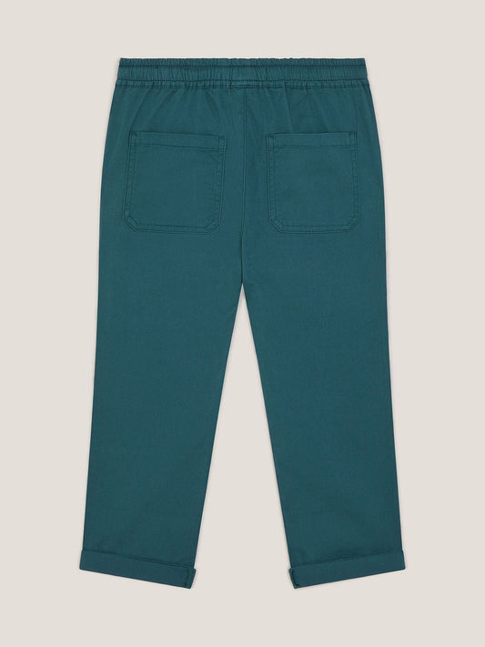 Monsoon Blue Plain Cuffed Trousers image 2
