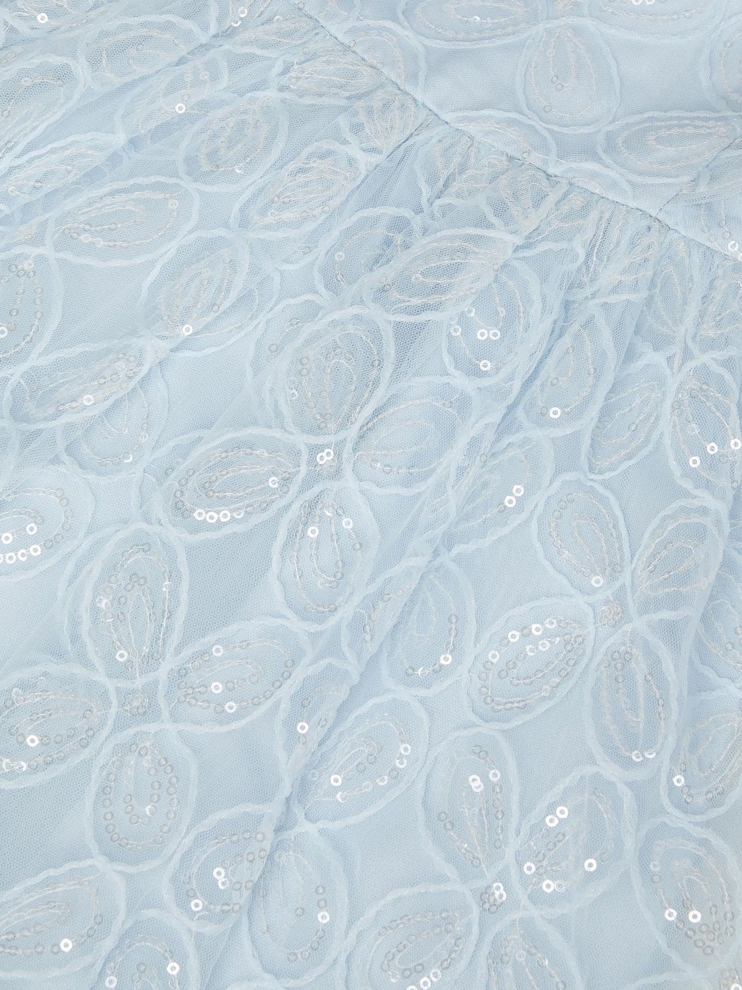 Monsoon Blue Ahanna Flutter Sleeve Sequin Party Dress image 3