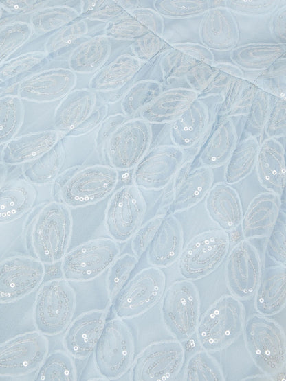 Monsoon Blue Ahanna Flutter Sleeve Sequin Party Dress image 3