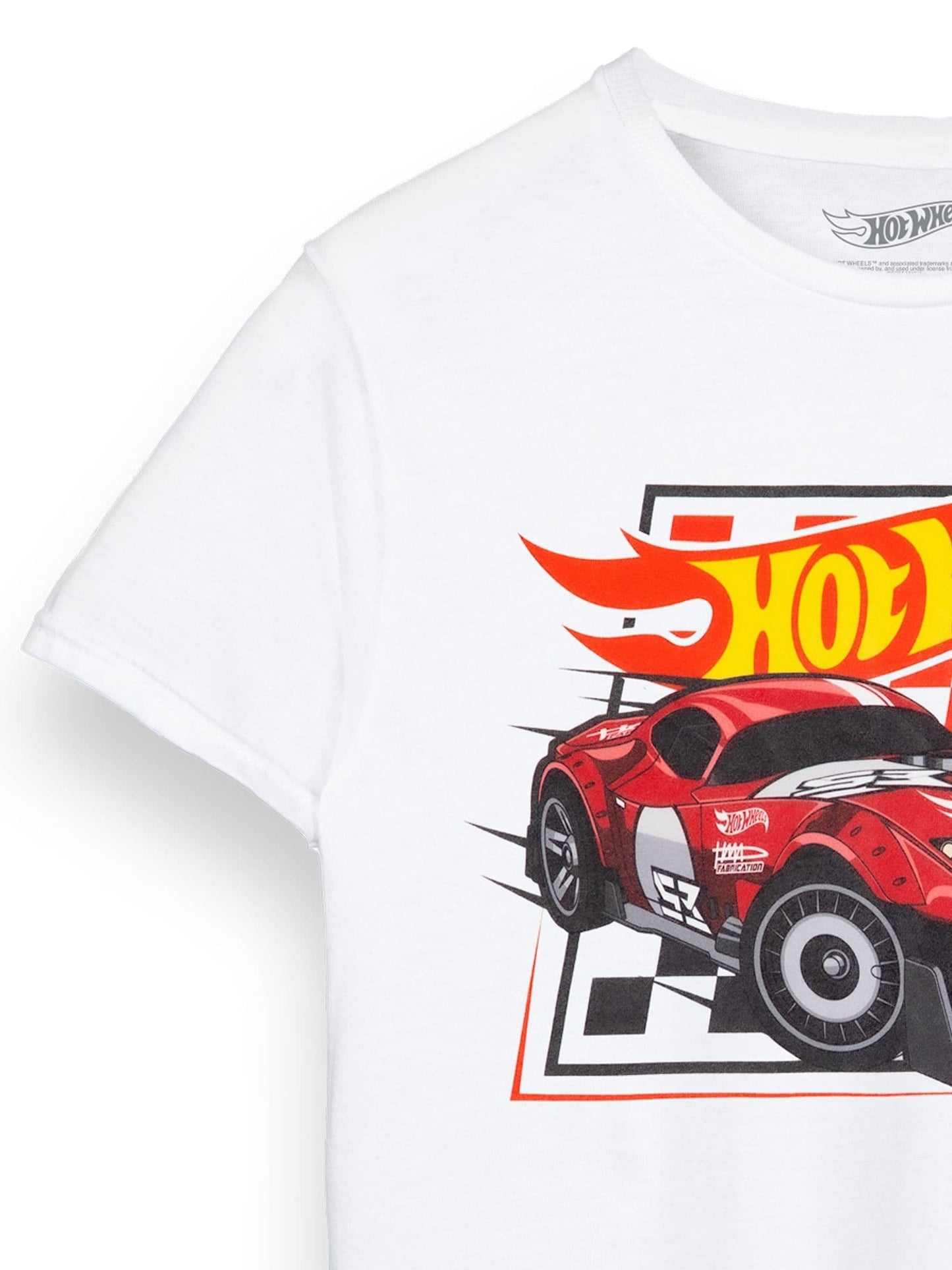 Dsiney Kidz - Vanilla Underground White Hot Wheels Checkerboard Short Sleeved T-Shirt image 2