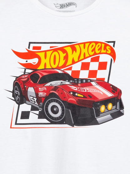 Dsiney Kidz - Vanilla Underground White Hot Wheels Checkerboard Short Sleeved T-Shirt image 3