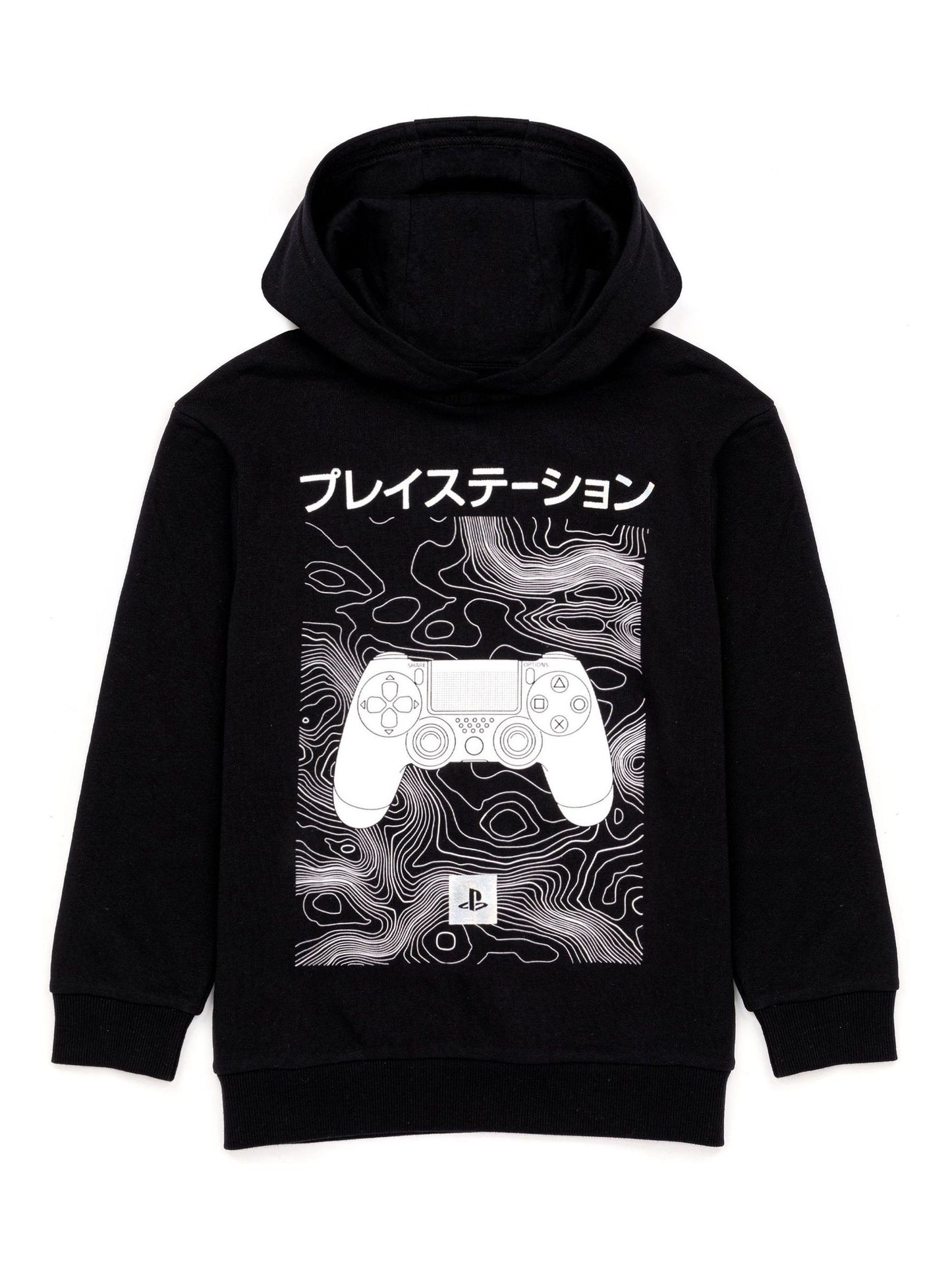 Dsiney Kidz - Vanilla Underground Black PlayStation Japanese Controller Logo Hoodie image 1