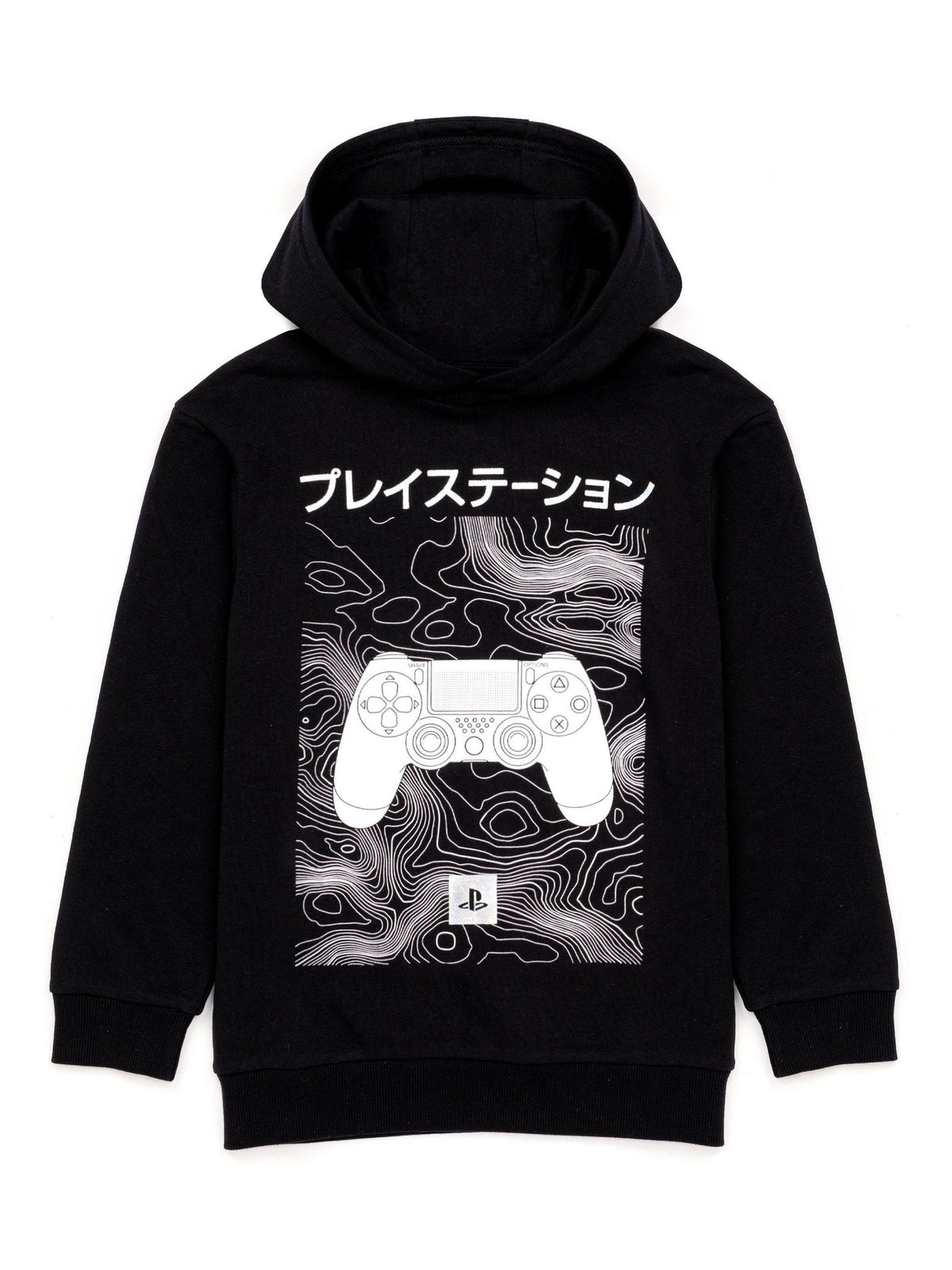 Dsiney Kidz - Vanilla Underground Black PlayStation Japanese Controller Logo Hoodie image 1