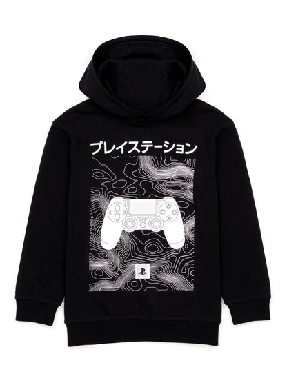 Dsiney Kidz - Vanilla Underground Black PlayStation Japanese Controller Logo Hoodie image 1