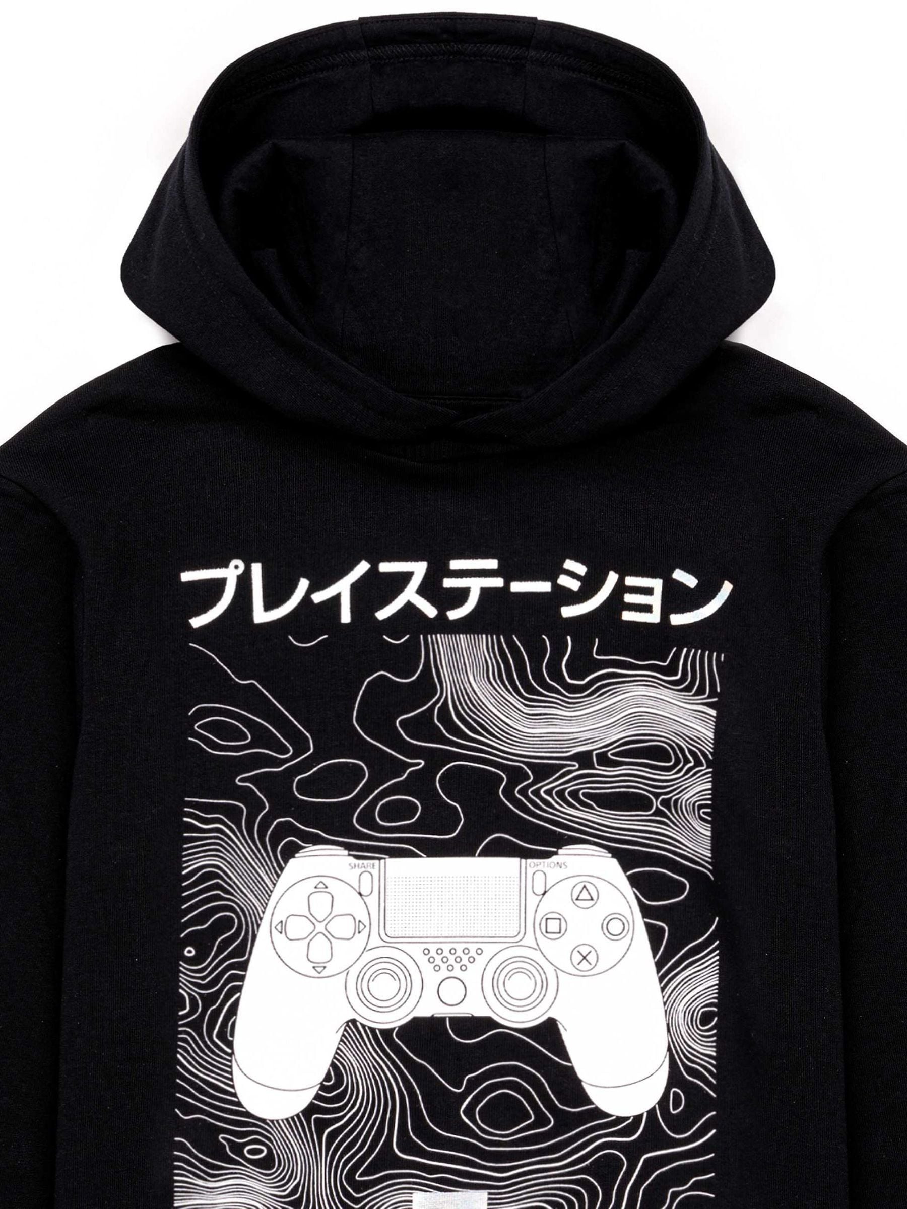 Dsiney Kidz - Vanilla Underground Black PlayStation Japanese Controller Logo Hoodie image 2