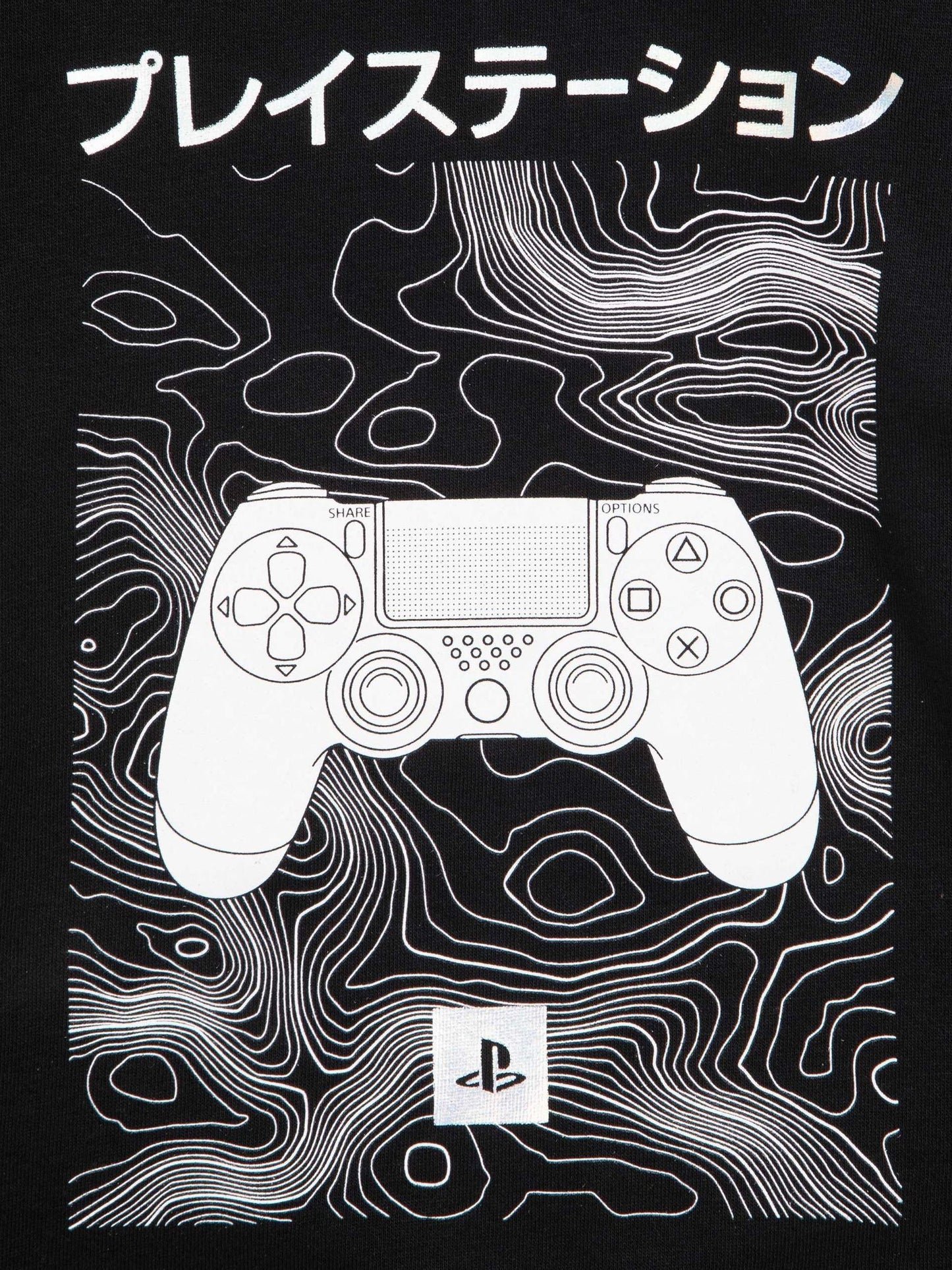 Dsiney Kidz - Vanilla Underground Black PlayStation Japanese Controller Logo Hoodie image 4