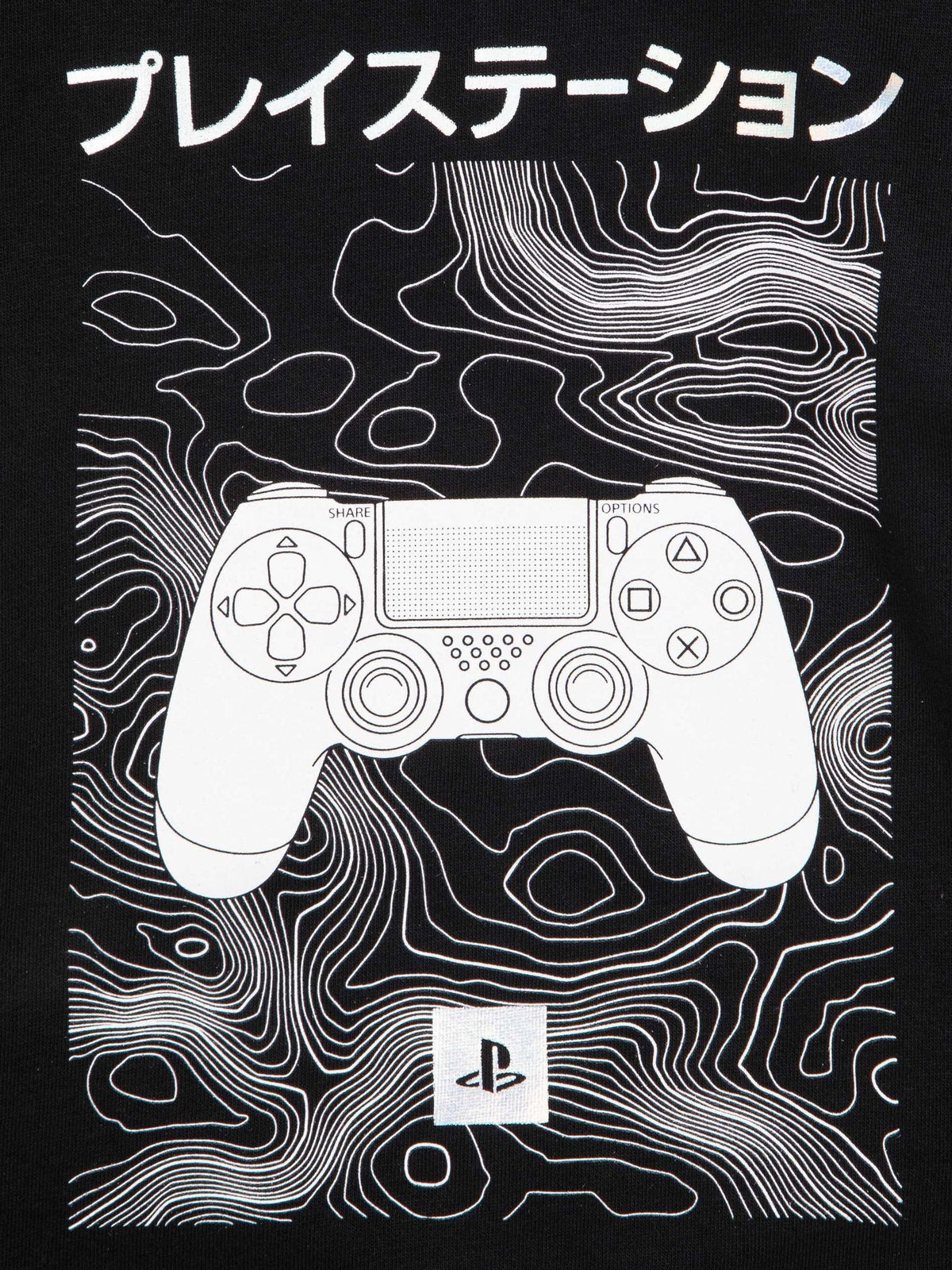Dsiney Kidz - Vanilla Underground Black PlayStation Japanese Controller Logo Hoodie image 4