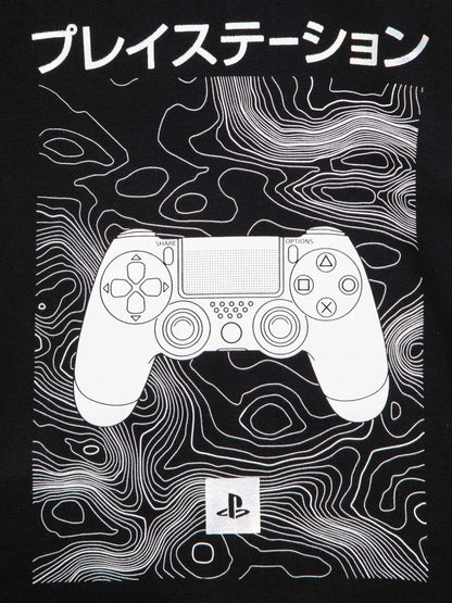 Dsiney Kidz - Vanilla Underground Black PlayStation Japanese Controller Logo Hoodie image 4