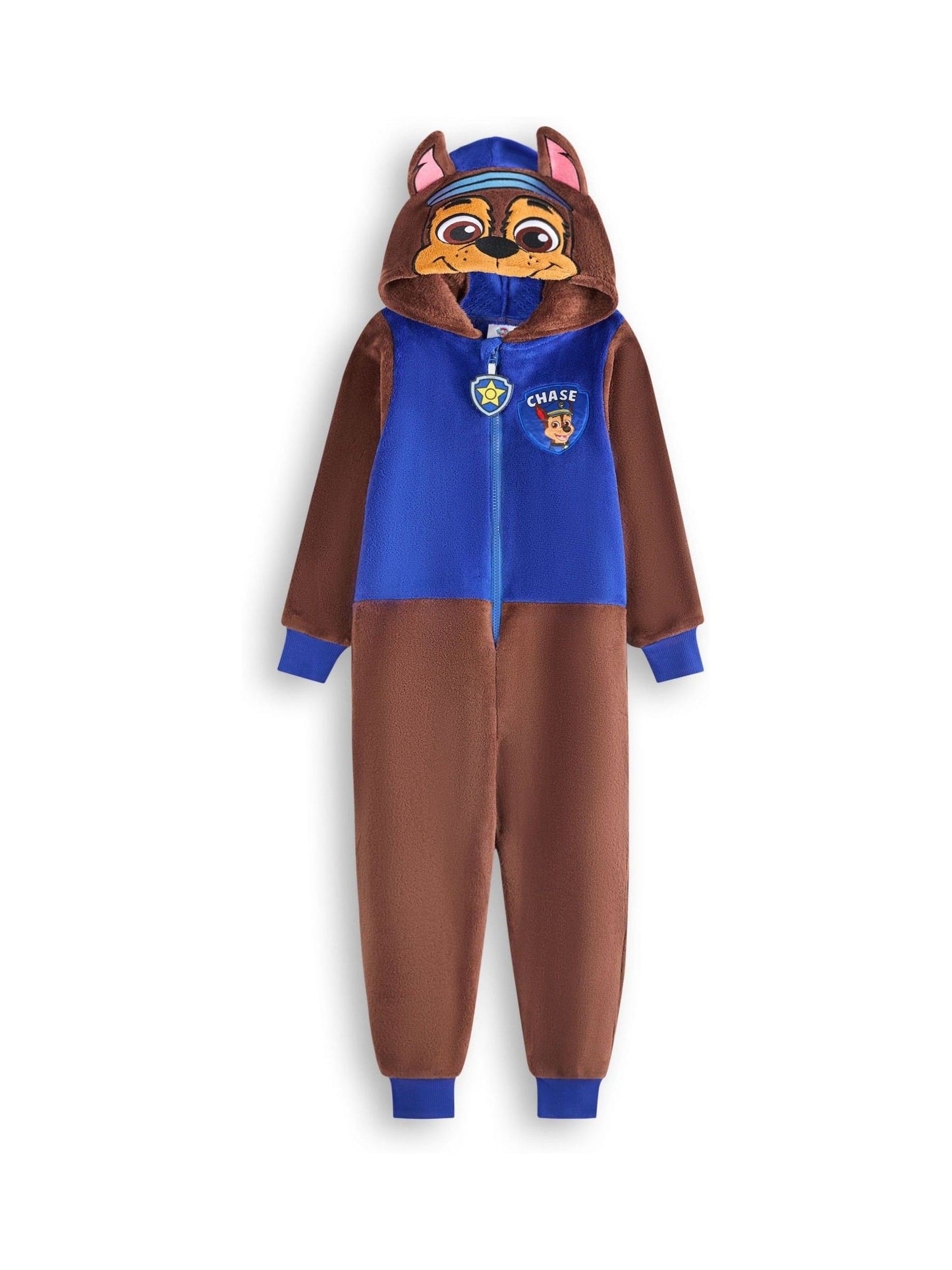 Dsiney Kidz - Vanilla Underground Blue Paw Patrol Unisex Chase Applique Face Onesie image 1