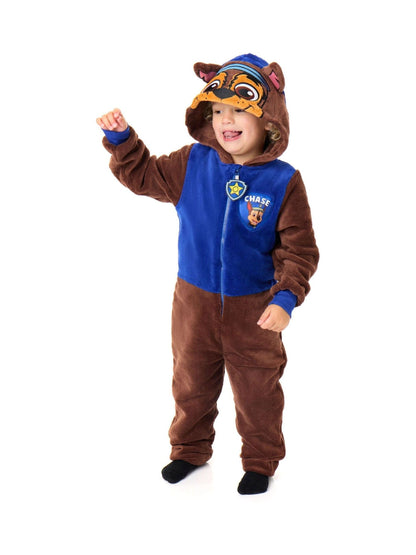 Dsiney Kidz - Vanilla Underground Blue Paw Patrol Unisex Chase Applique Face Onesie image 3