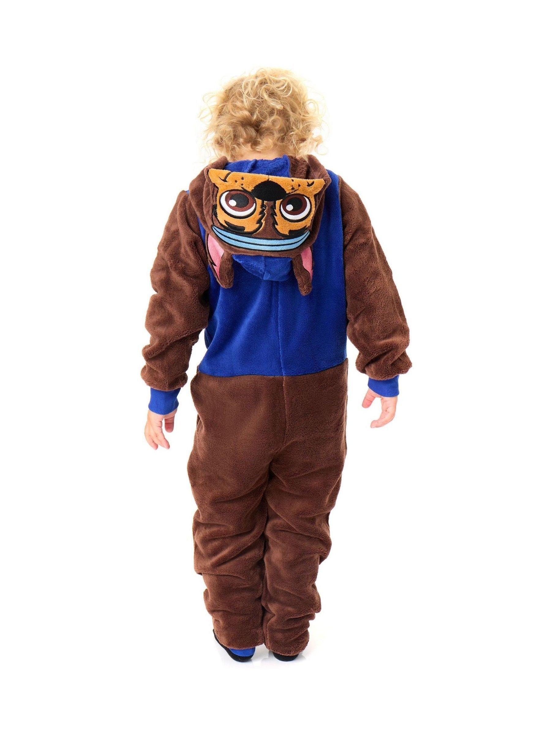Dsiney Kidz - Vanilla Underground Blue Paw Patrol Unisex Chase Applique Face Onesie image 5