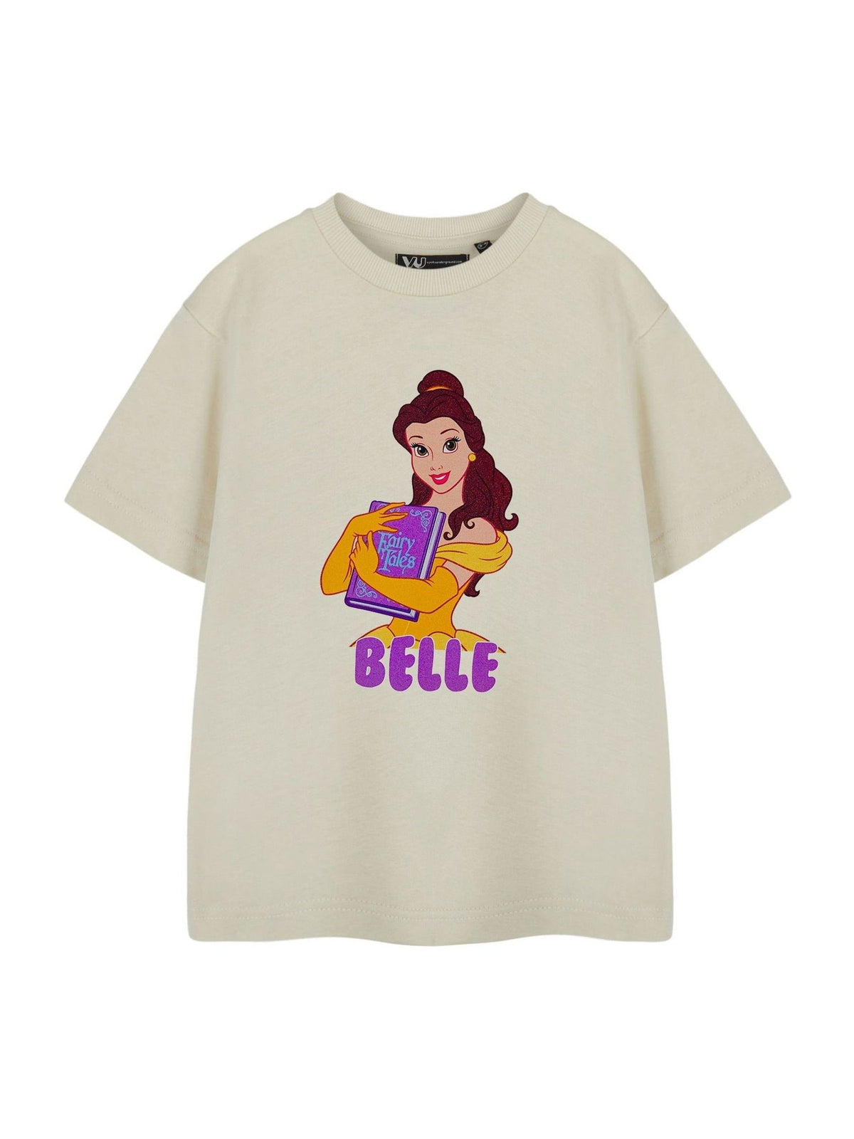 Dsiney Kidz - Vanilla Underground Beige Disney Belle Short Sleeved T-Shirt image 1