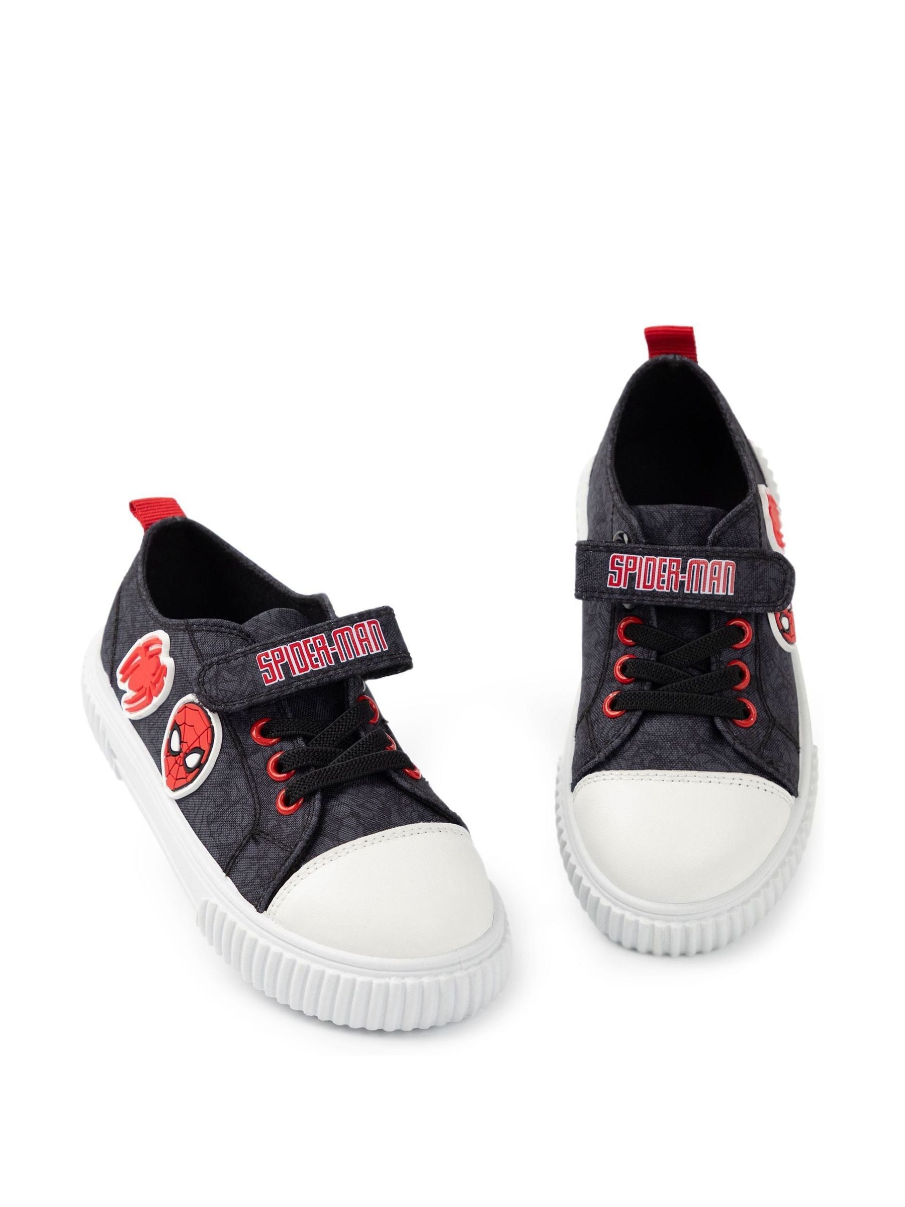 Vanilla Underground Blue Marvel Spiderman Velcro Trainers image 1