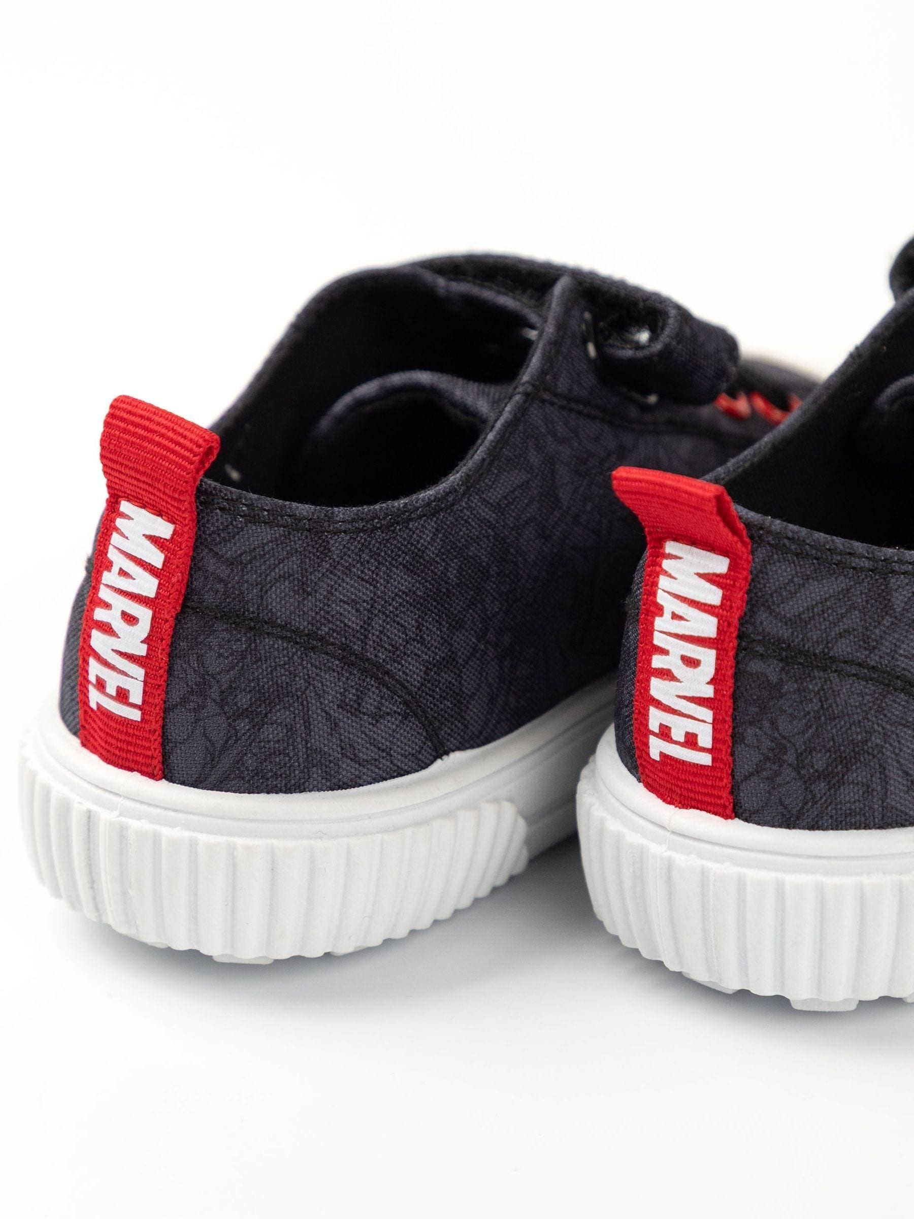 Vanilla Underground Blue Marvel Spiderman Velcro Trainers image 3
