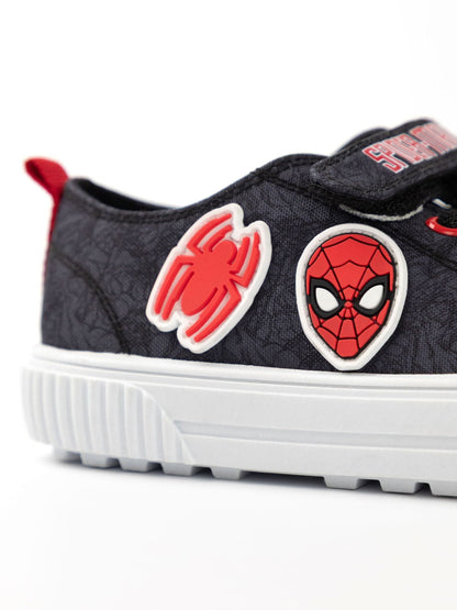 Vanilla Underground Blue Marvel Spiderman Velcro Trainers image 5
