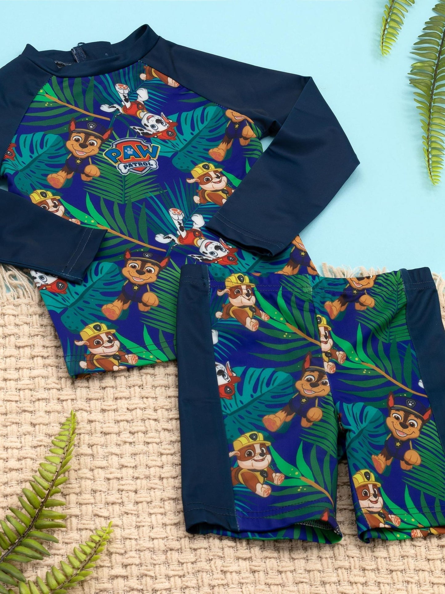 Vanilla Underground Blue Paw Patrol 2 Piece Swim Suit image 5