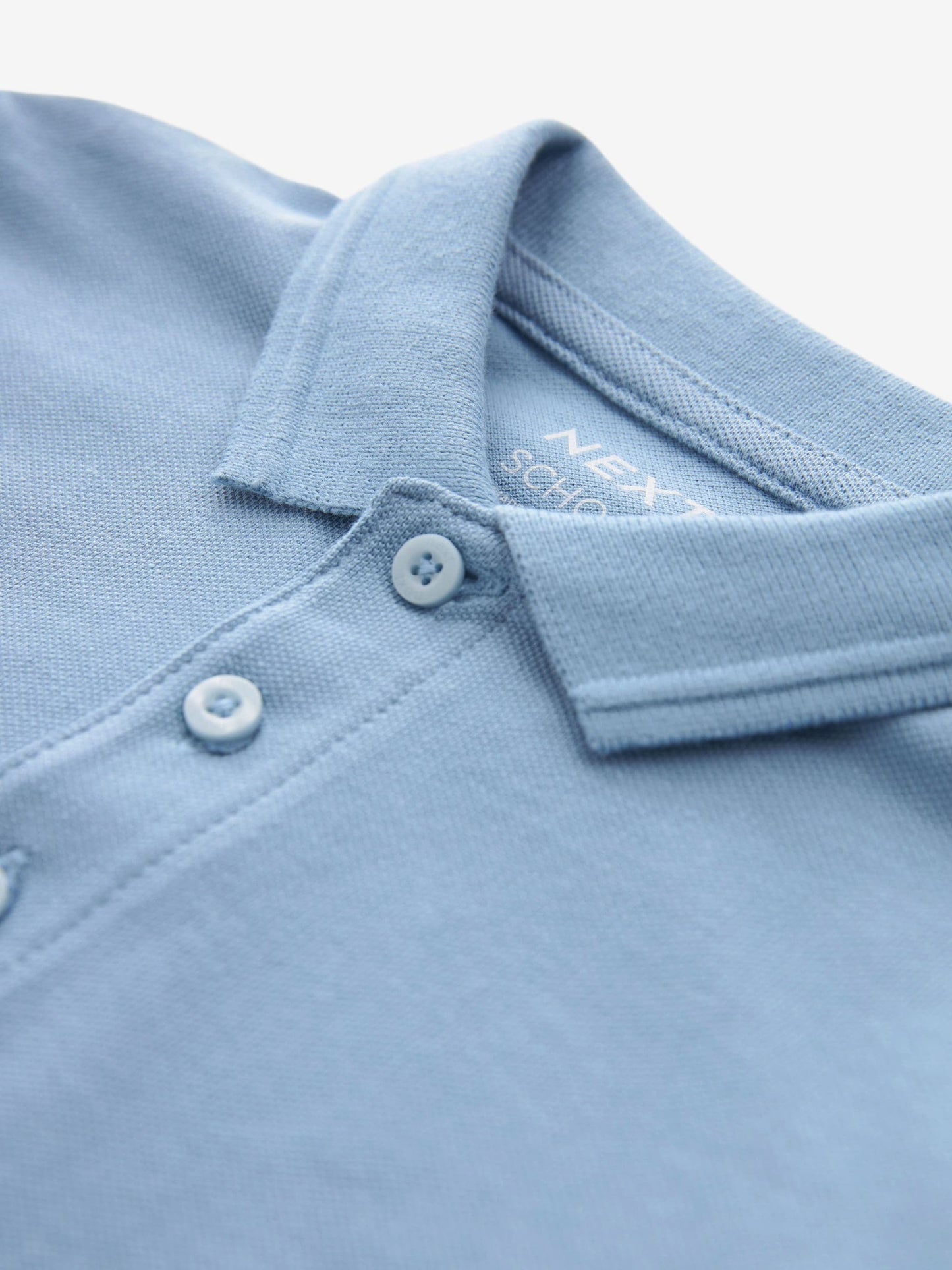 Dsiney Kidz - Blue Long Sleeve School Polo Shirts 5 Pack (3-16yrs) image 5