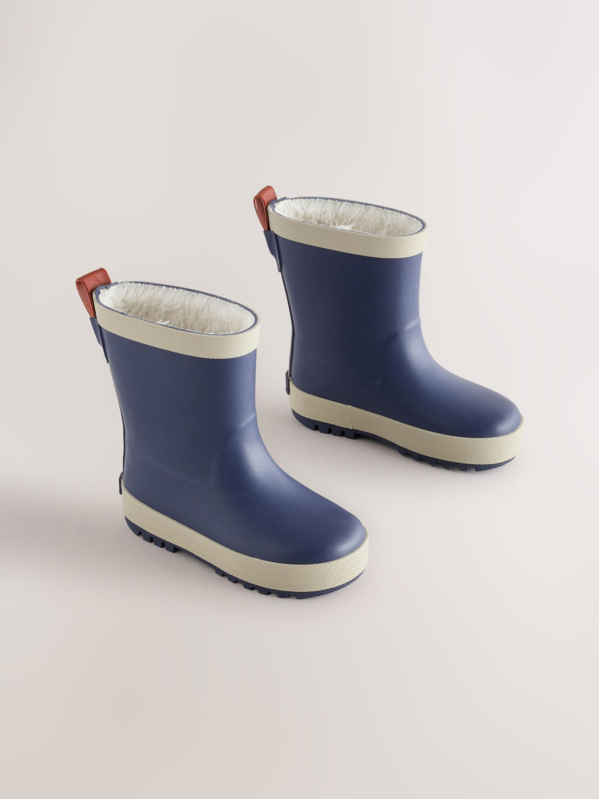 Dsiney Kidz - Navy Warm Lined Rubber Wellies image 1