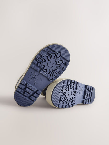 Dsiney Kidz - Navy Warm Lined Rubber Wellies image 3