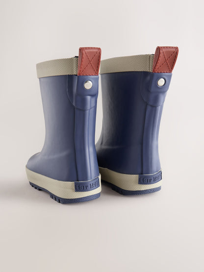 Dsiney Kidz - Navy Warm Lined Rubber Wellies image 4