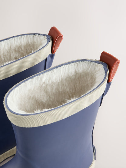 Dsiney Kidz - Navy Warm Lined Rubber Wellies image 5
